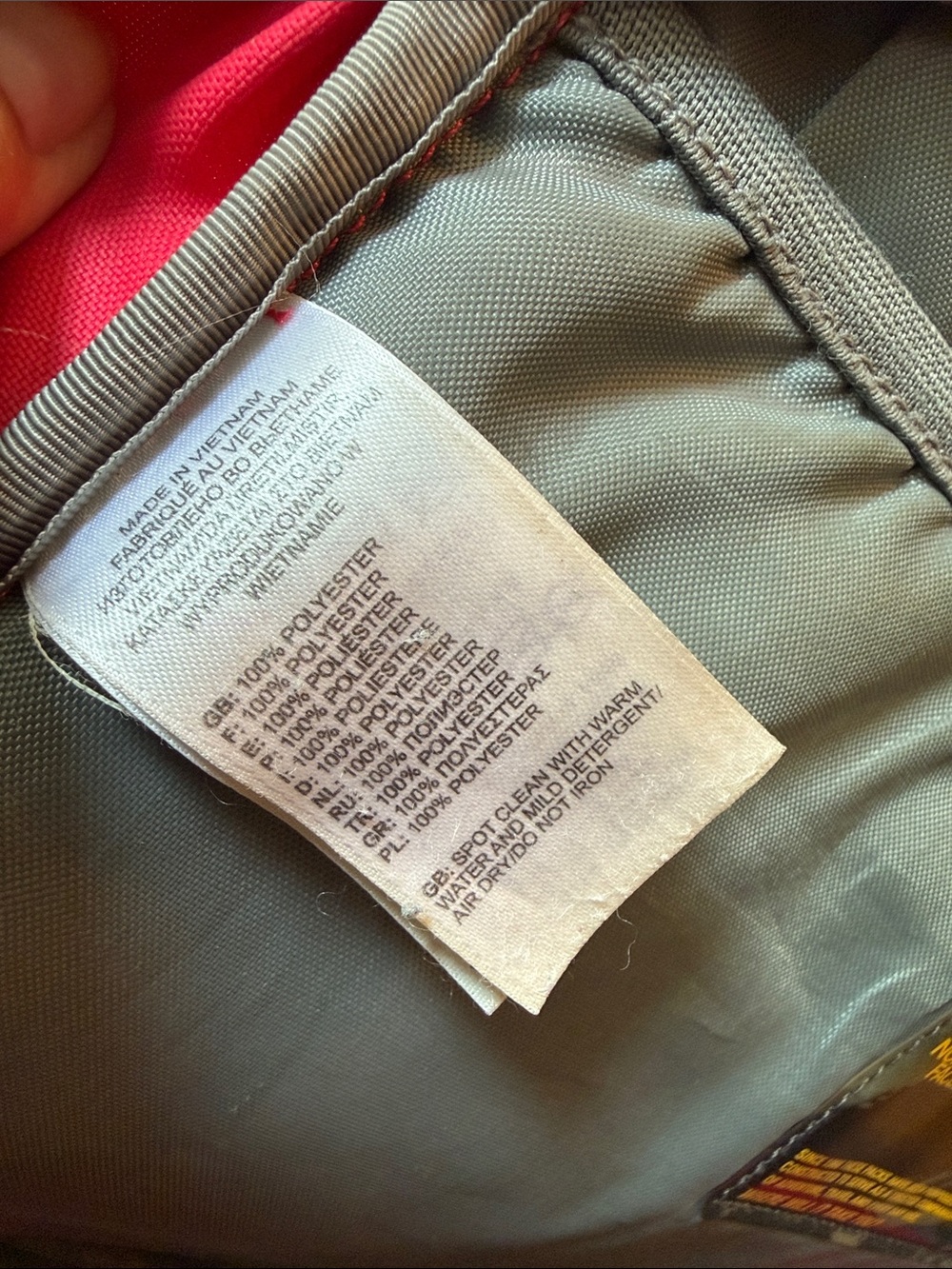 The North Face Wasatch Pink Backpack Well Loved - Picture 6 of 13